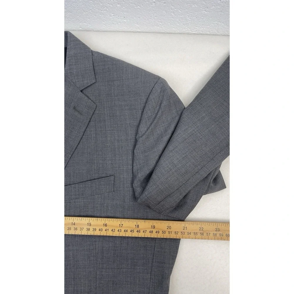 Brooks Brothers Men's Gray  Wool Regent Blazer 40R  And Classic Pants Set 34x37